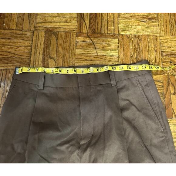 COS Linen Cotton Blend Pants Wide Leg Brown 36R NWT Mens $135 - Picture 6 of 7